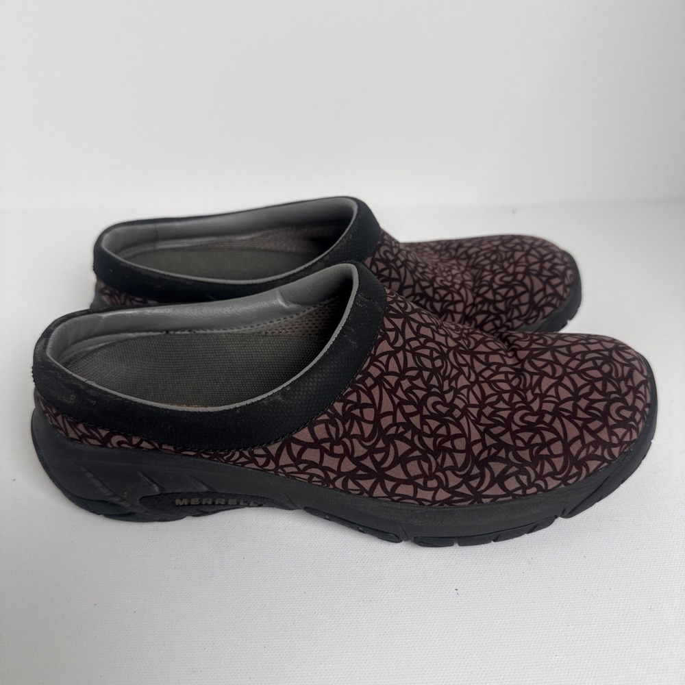 MERRELL ENCORE MAZE CLOG/MULE PURPLE BLACK WOMENS  SIZE 7